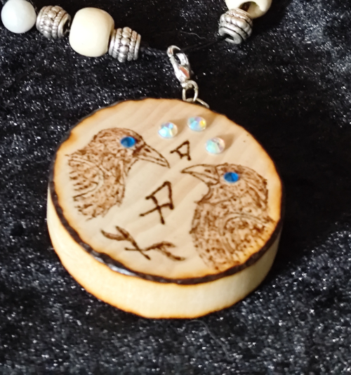 Amulett Hugin & Munin